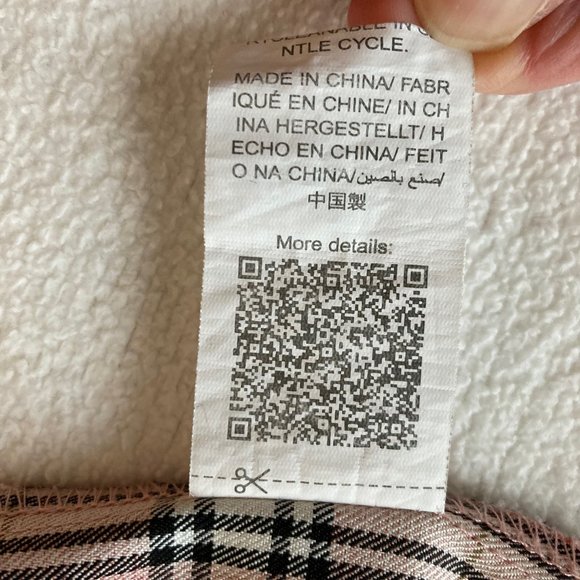 Shein plaid high rise dusty rose anke/crop pants - Picture 5 of 6